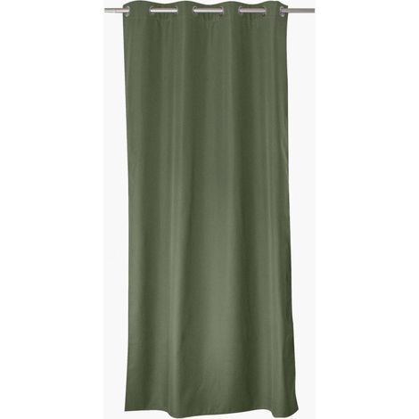 Rideau thermique et occultant GLACIER 135x240 vert gris (1/3)