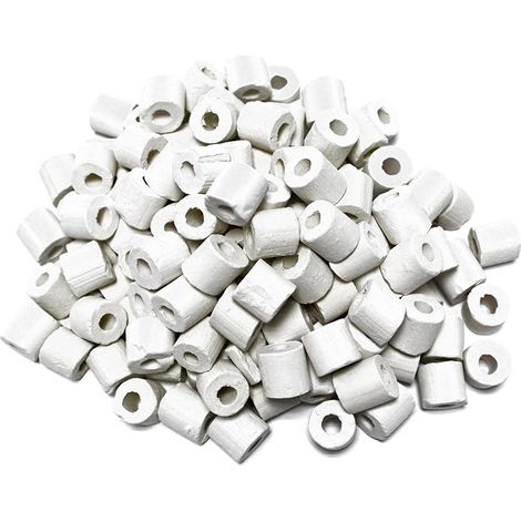 TRADE SHOP - 250 Gr Cannolicchi In Vetro Sintetizzato Con Calza Per Acquario Ceramica Attiva - (1/3)
