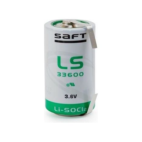 Saft batteria litio 3,6V 17Ah LS33600 CNR antifurto barriera daitem ER34615H