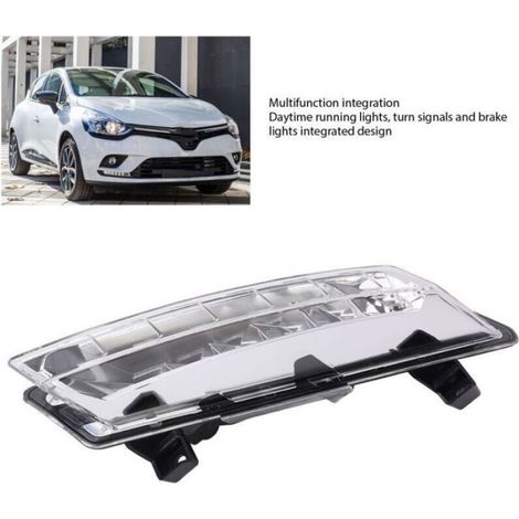Feu LED pare-chocs avant - LUSKYKA - Compatible Clio IV 2016-2019 - Visibilité améliorée - Installation plug-and-play (1/4)
