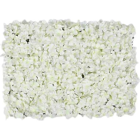 Wandpaneel aus Seidenhortensienblüten zum Selbermachen – Hochzeitshintergrund/Partydekoration-White (1/5)