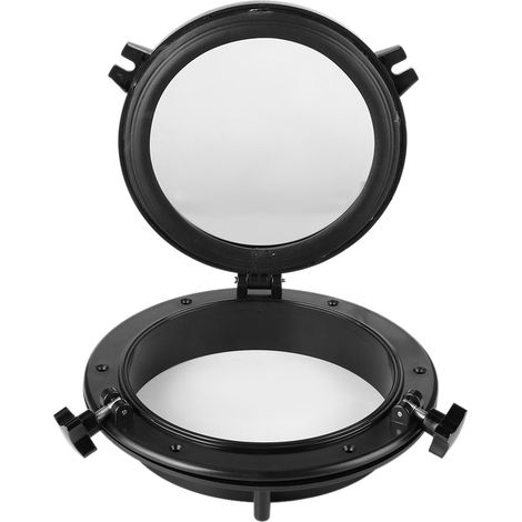 Hublot rond en plastique anti-âge pour ventilation et éclairage, fenêtre de yacht et camping-car avec clips de montage (1/5)