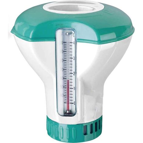 DEESSE SHOP - Doseur flottant avec thermomètre pour piscines, pour pastilles de 20 g (1/5)