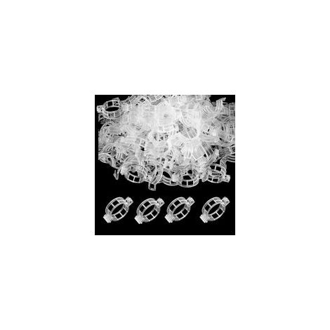 Attache Tomates Clips, 300 Pièce Clip Plante Grimpante Transparent Clips de Support pour Plantes Clips de Vigne en Plastique pour Haricots Légumes, Fleurs, Plantes, Jardinage (1/5)