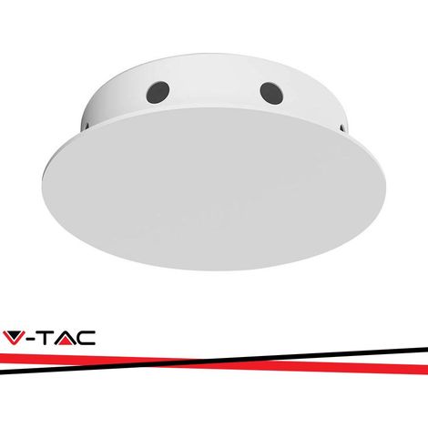 MAGNETISM CANOPY D150H35MM WITH 8 HOLES ON SIDE - BIANCO OPACO