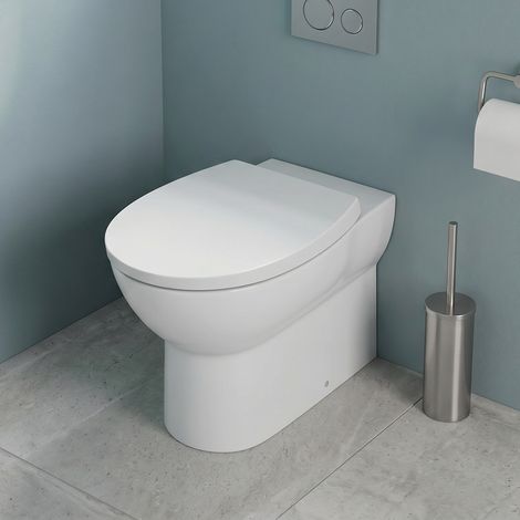 Signature QuikPak Rimless Back to Wall Toilet (inc Soft Close Seat) (1/3)