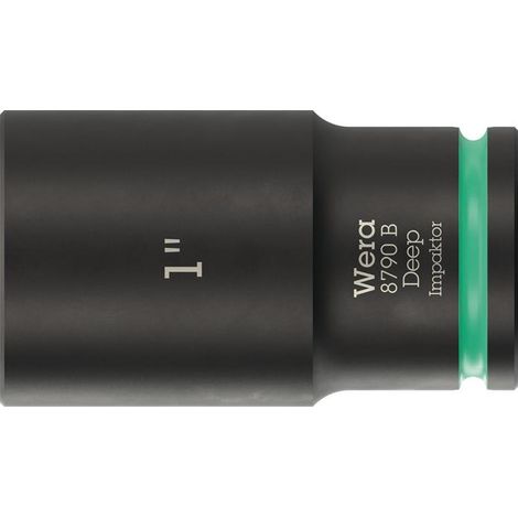 Steckschlüsseleinsatz 8790 B Impaktor Deep 3/8 Zoll 1 Zoll L.63mm WERA
