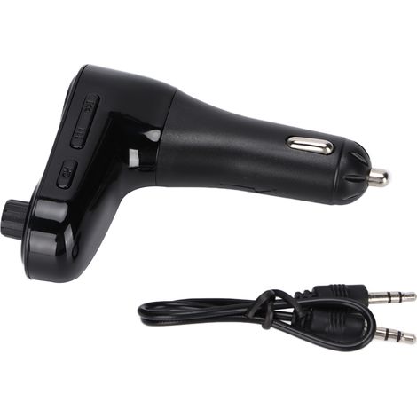 Émetteur FM Bluetooth Voiture C5 avec Appel Mains Libres et Affichage LCD, Compatible 12V‑24V (1/5)