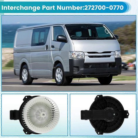 Moteur de chauffage de voiture 87103-26100 272700-0770 pour Noir/Blanc (1/5)