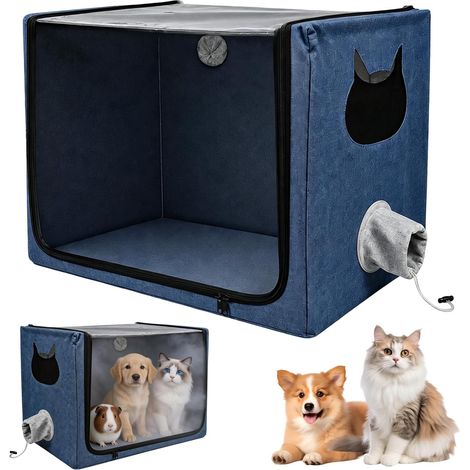 Cabine De SéChage Animal 60×46×40 Cm, Tente NéBulisation Chien Chat (1/5)