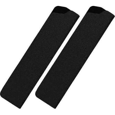 Set mit 2 Etuis für Beflockungsschneider, Reiseetuis für Beflockungsklingen – 13 x 3 x 0,5 cm – Schwarz (1/3)