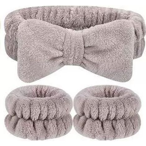 Ensemble de 6 pièces pour spa : bracelet, bandeau, élastique à cheveux et bracelet. (1/5)