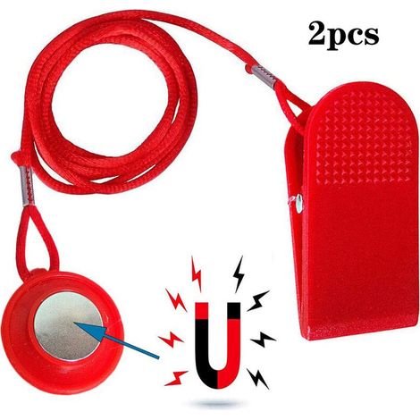 Clé de sécurité pour tapis de course, kit de fitness universel avec aimant de sécurité pour tapis de course (1/5)