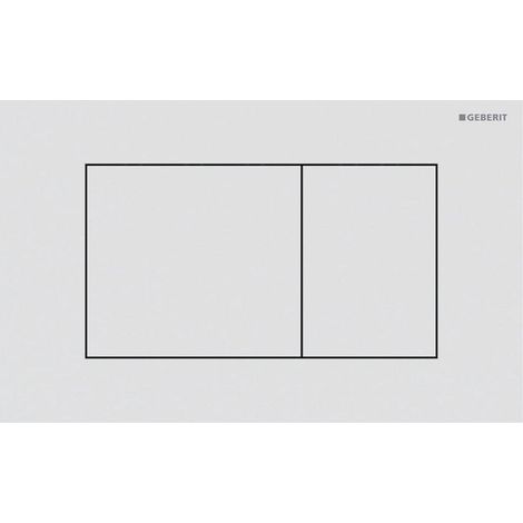 GEBERIT 115629JT1 Sigma 40 Plaque BetPl., pour chasse à 2 volumes