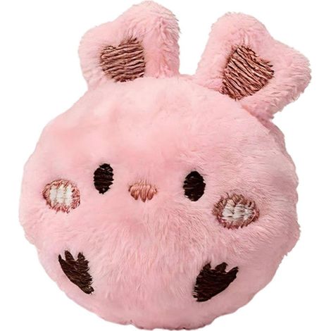 Peluche lapin Jouet pour chien – sonore et résistant aux morsures – pour dentition, Boredom et réduction du stress – Rose (1/5)