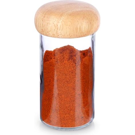 Contenitore per spezie con colino, vetro, 80 ml