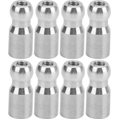 Lot de 8 Têtes de Rotule d'Amortisseur pour HPI HSP LOSI AXIAL TAMIYA 1/10 Voiture RC (1/5)