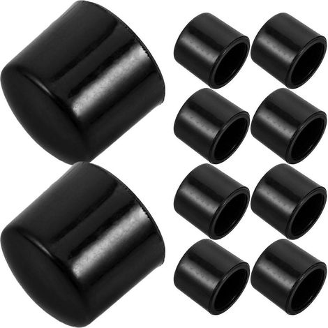 Lot de 10 embouts de poteaux de baby-foot en plastique, protections de sécurité de 12 mm (1/5)
