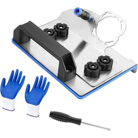 Stabilisateur de broyeur robuste assemblé avec de l'acier inoxydable épais pour améliorer l'exécution de la coupe. Support à outils robuste (1/5)