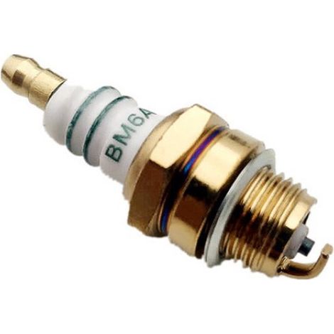 Connecteur de bougie BM6A (1 pièce) pour petits moteurs, compatible avec tronçonneuses, tondeuses à gazon, débroussailleuses, système d'allumage M7 L7T CJ8 1560 (1/2)