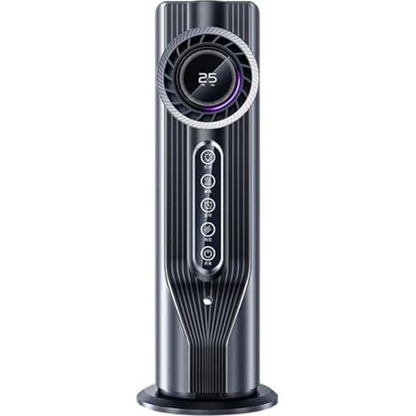 Tragbarer Klimaanlage Ventilator Schreibtisch Heizung Ventilator mit Timer Verdunstungsluft Heizung 6 Geschwindigkeit Leise USB Wiederaufladbar für Desktop Zimmer Büro Auto Camping Zelt Wohnheim (1/5)