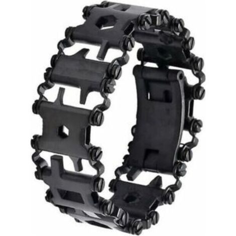 29 en 1 outil multifonction bracelet outil de réparation de tournevis en acier inoxydable noir (1/5)