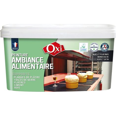 Lebensmittel-Ambiente-Farbe 2,5 Liter Weiß - Oxi