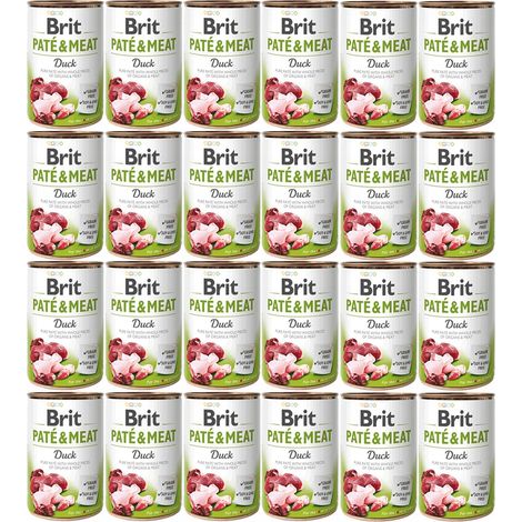 BRIT NOURRITURE HUMIDE POULET DINDE CANARD 400 G S9111141 (1/3)