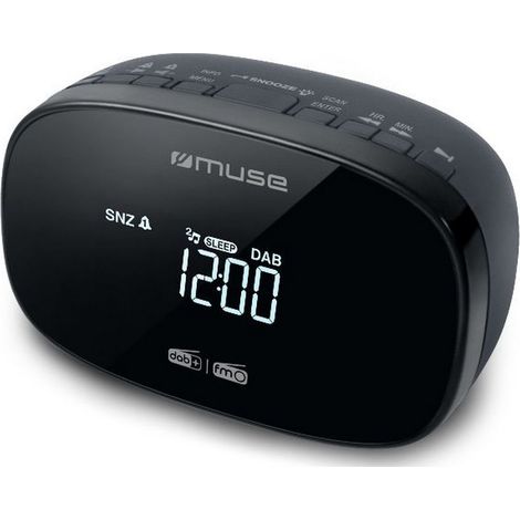Schwarzes doppelweckerradio - Muse - m150cdb