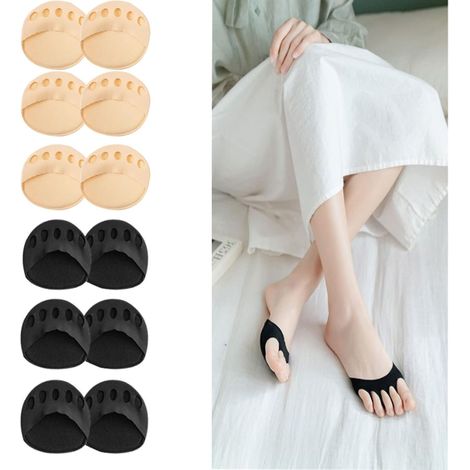 Lot de 6 semelles en nid d’abeille pour avant-pied, coussinets amortissants pour talons hauts (1/5)