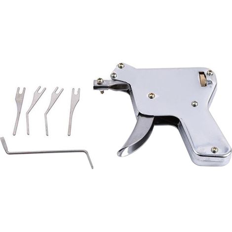 Kit d'ouverture de porte – extracteur de clé cassée, pistolet crochetage, outils serrurier pour réparation et entraînement (1/5)