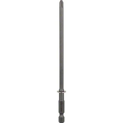 Bosch – Embout pour visseuse PH2 145 mm – Entraînement ISO 1173 E6.3 – Pour vis à tête fraisée – Vissage rapide en série