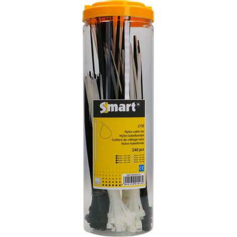 Assortiment de 240 Colliers de serrage Nylon-1 pièce