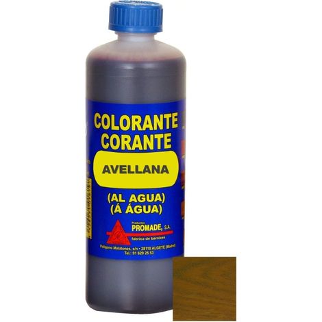 Colorante madera al agua 500 ml avellana acol512 promade