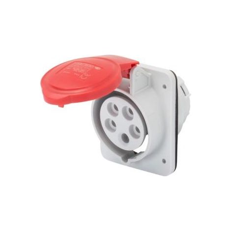 SOCLE PRISE 10° HP IP44 2P+T 32A 400V 9H GEWISS GW62219H