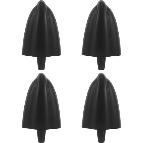 Lot de 4 Patins Anti-Vibrations pour Enceintes Audio - Pieds de Support pour Enceintes colonnes - Pieds pour Caisson de Basses (Noir) (1/5)