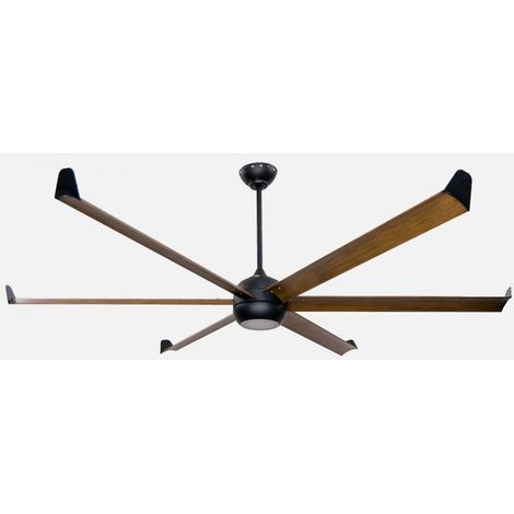 Bigcooleco un super déstratificateur aluminium laqué noir simili bois très grand taille moderne DC  236 Cm KlassFan (1/5)