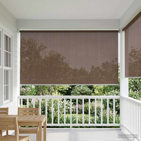 vidaXL Tenda a Rullo Esterno Blocco UV 90% Tortora 160 x 230 cm HDPE (1/5)