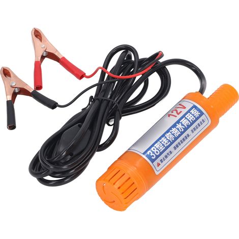 Pompe miniature 38 bidirectionnelle huile-eau, extracteur diesel portable, électropompe à carburant avec filtre (1/5)