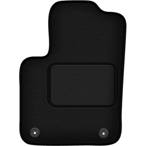Tapis conducteur noir pour : Fiat 500 Hybride à hayon (2020-)