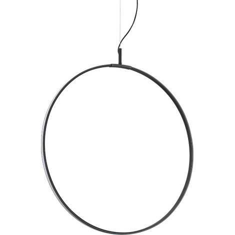 Ideal Lux CIRCUS 60 cm integrierte LED-Pendel-Deckenleuchte Schwarz, 3000 K (1/2)