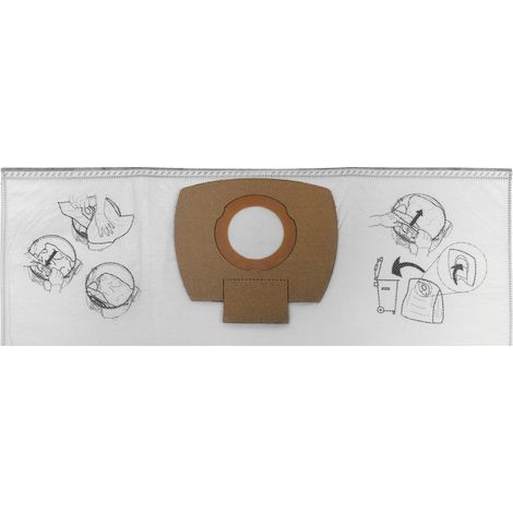 MAKITA P-72899 (pkt of 5) Dust bag (1/2)