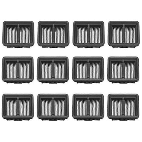 Lot de 12 filtres pour aspirateurs Dreame H15 Pro / H15 Pro Heat / H12S / H12S AE / G10 Pro / G10 Combo