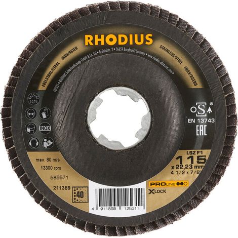 Disque à lamelle Rhodius LSZ F1 X-LOCK 10 pièces