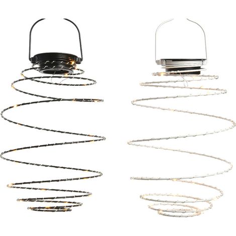 Duo spirale leds blanche et noire