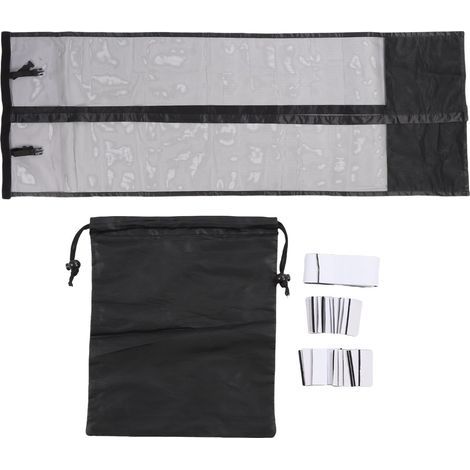 Zerodis Wohnmobil-Türschutznetz, strapazierfähiges, atmungsaktives Netzgewebe (70 x 200 cm), mit Schlaufen, Sonnenschutz für Wohnwagen, Sattelauflieger und Campingfahrzeuge (1/5)