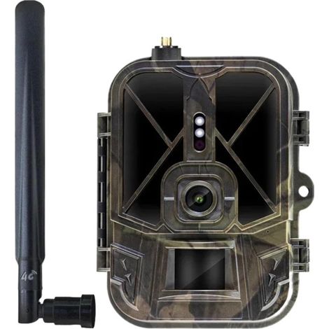 Caméra Faune Sauvage 4G 4K 36MP Caméra De La Faune APP Vidéo Photo Chasse Piste Invisible IR LED Vision Nocturne 120 Détection IP66 Étanche Surveillance Fiable Précise (1/5)