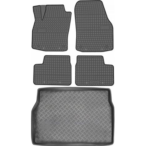 Opel Astra III H Schrägheck (2004–2014) – SET: Gummifußmatten + Kofferraummatte