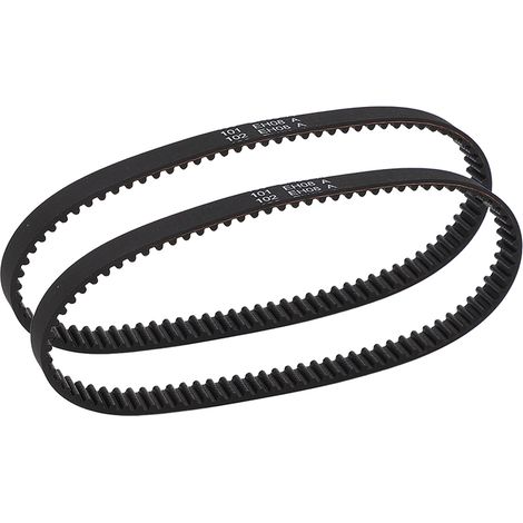 2 courroies d'aspirateur 1611129, courroies de rechange en caoutchouc pour aspirateur Bissell ProHeat 2X Revolution Pet Pro (1/5)