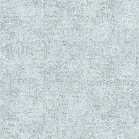 Papier peint moderne pour couloir et bureau | Papier peint uni gris argent intissé | Tapisserie grise unie texturée pour salon moderne - 10,05 x 0,53 m (1/5)